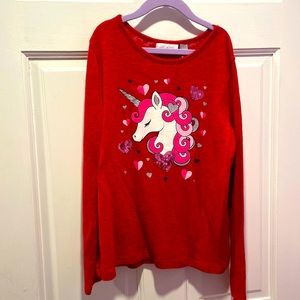 Girls 10-12 Red Shirt